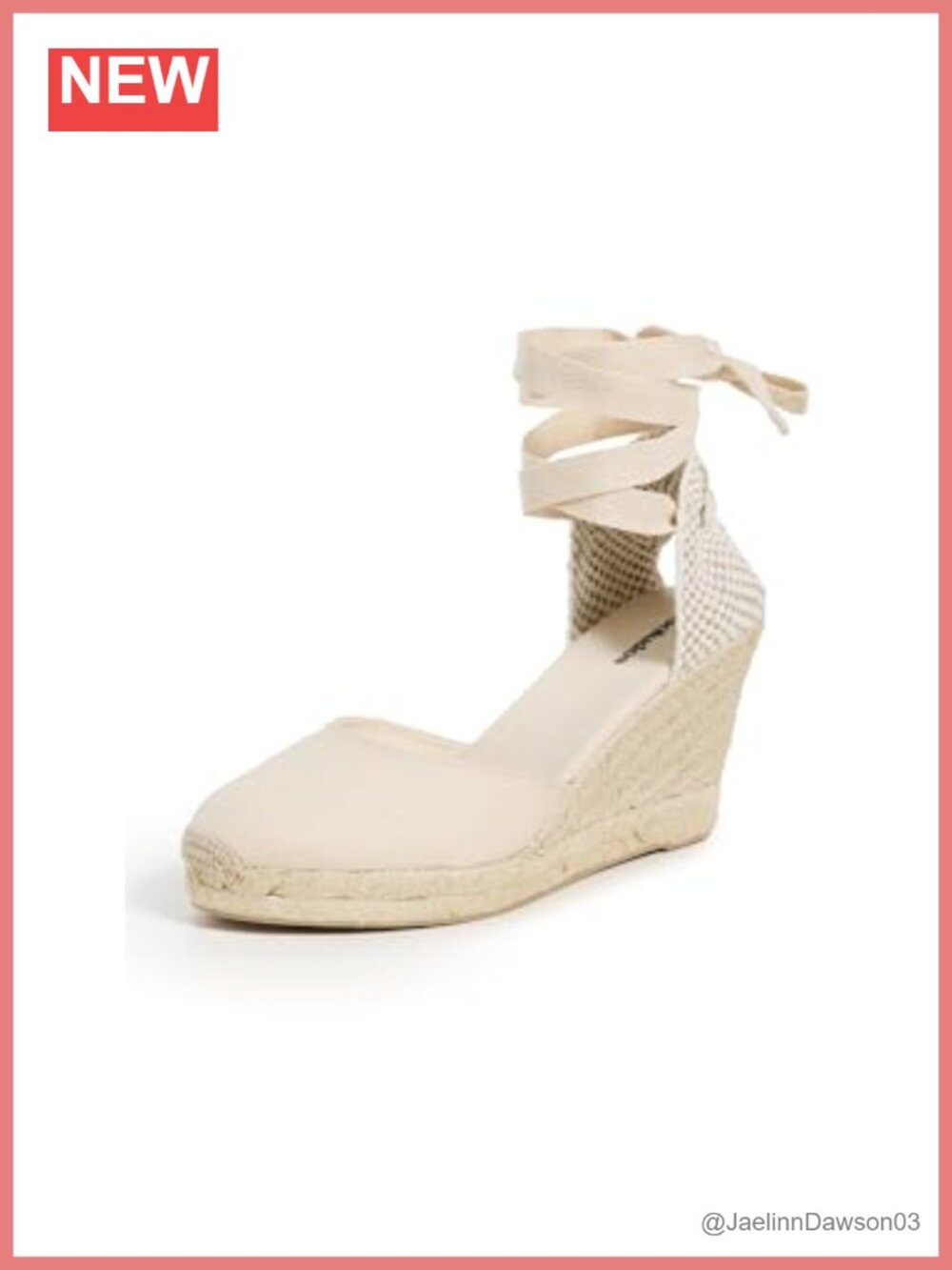Soludos Tall Wedge Espadrille Sandals with Ankle Tie